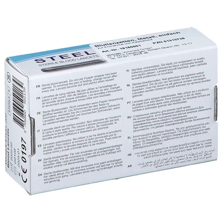 Shopapotheke Vivomed Blutlanzetten Metall Einfach