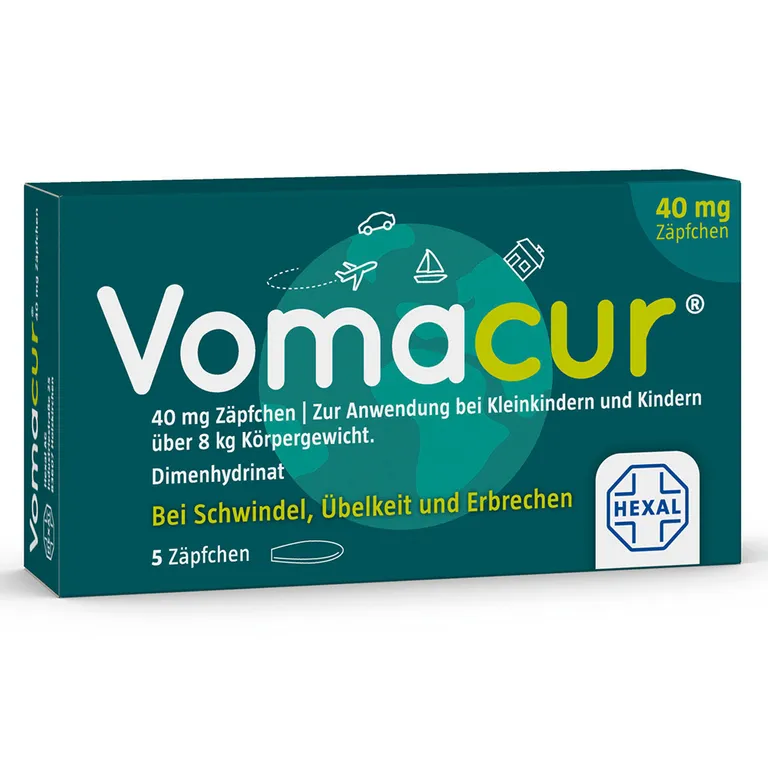 Shopapotheke Vomacur® 40 Mg Zäpfchen