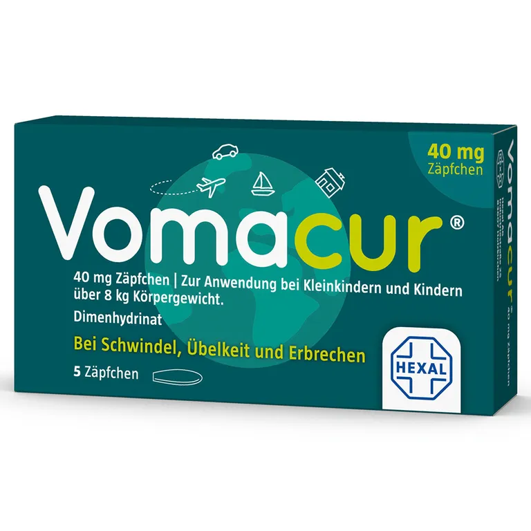 Shopapotheke Vomacur® 40 Mg Zäpfchen