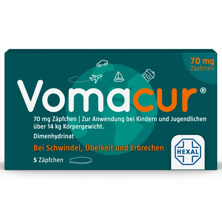 shopapotheke Vomacur® 70 mg Zäpfchen