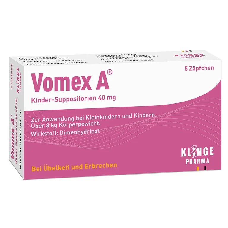 shopapotheke Vomex A® 40 mg Kinder-Suppositorien