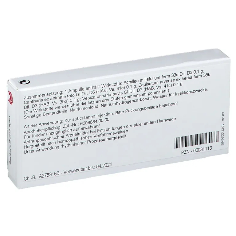 Shopapotheke WALA® Cantharis Blasen Inject Amp