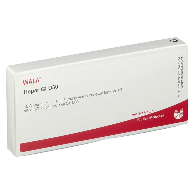 shopapotheke WALA® Hepar Gl D 30 Ampullen