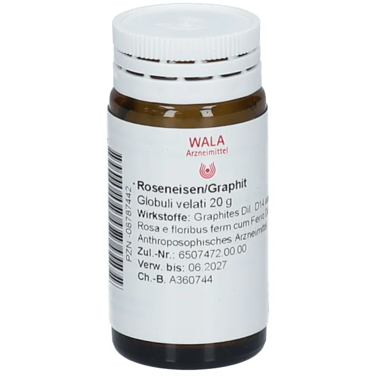Shopapotheke Wala® ROSENEISEN/ Graphit Globuli