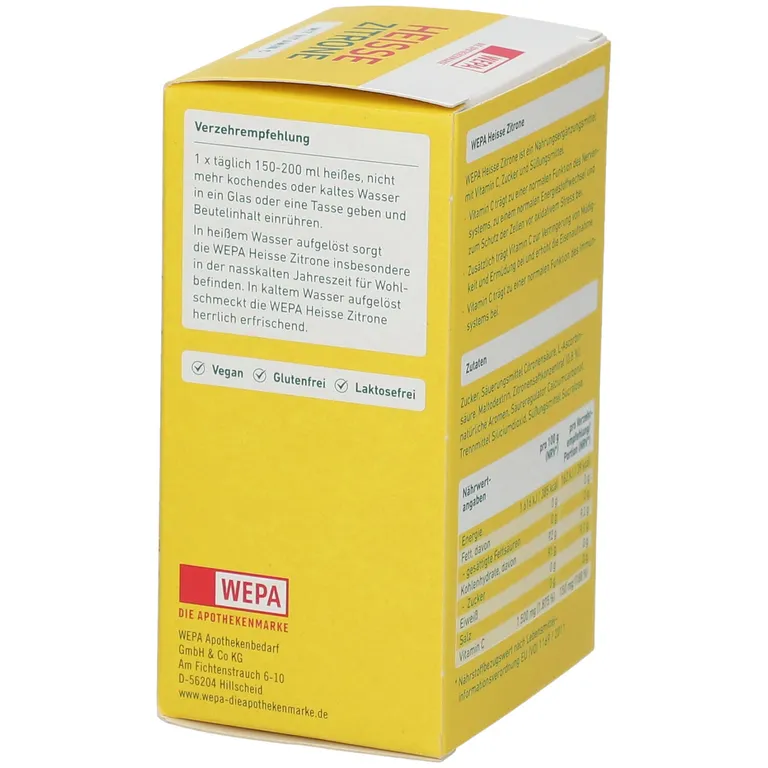 Shopapotheke WEPA HEISSE ZITRONE