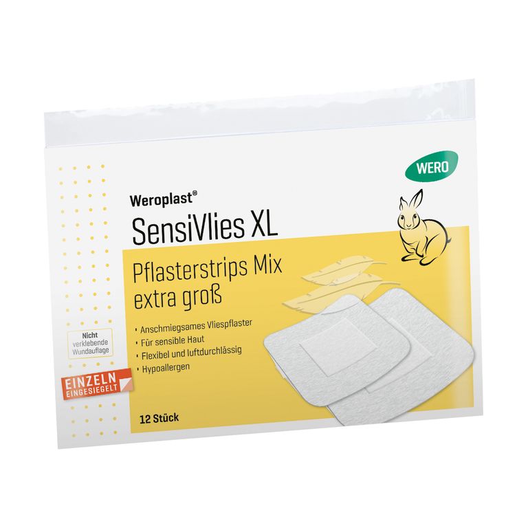 shopapotheke WERO SensiVlies XL Pflasterstrips Mix
