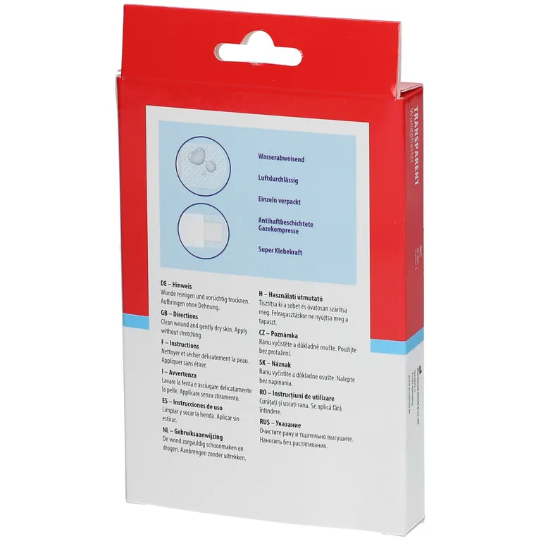 Shopapotheke WUNDmed® Pflaster Transparent