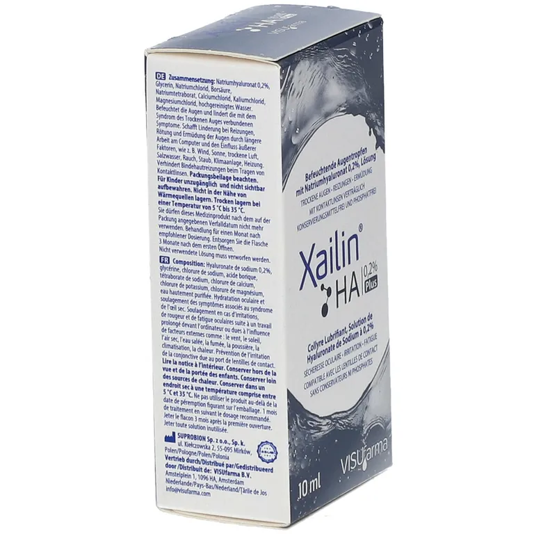 Shopapotheke Xailin HA® 0 2 % Plus Augentropfen