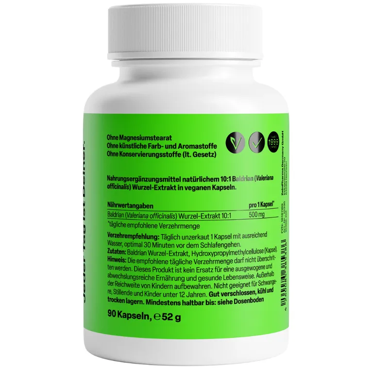 Shopapotheke ZeinPharma® Baldrian 500mg