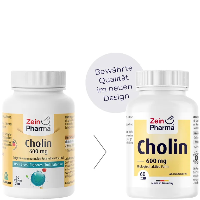 Shopapotheke ZeinPharma® Cholin Kapseln 600 Mg