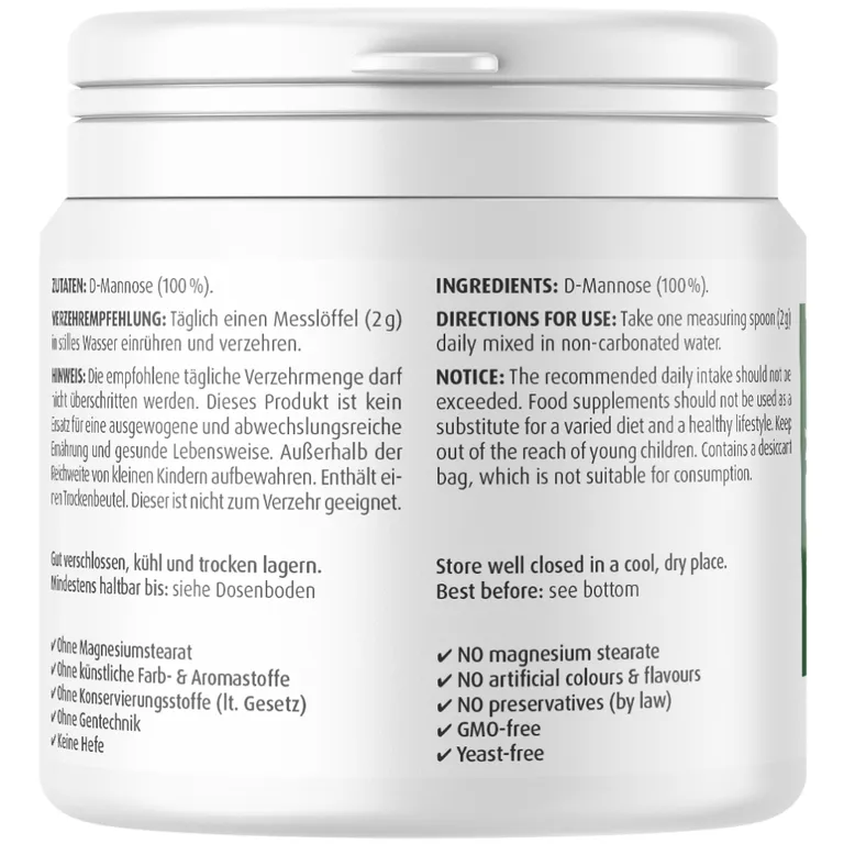 Shopapotheke ZeinPharma® Natural D Mannose Pulver