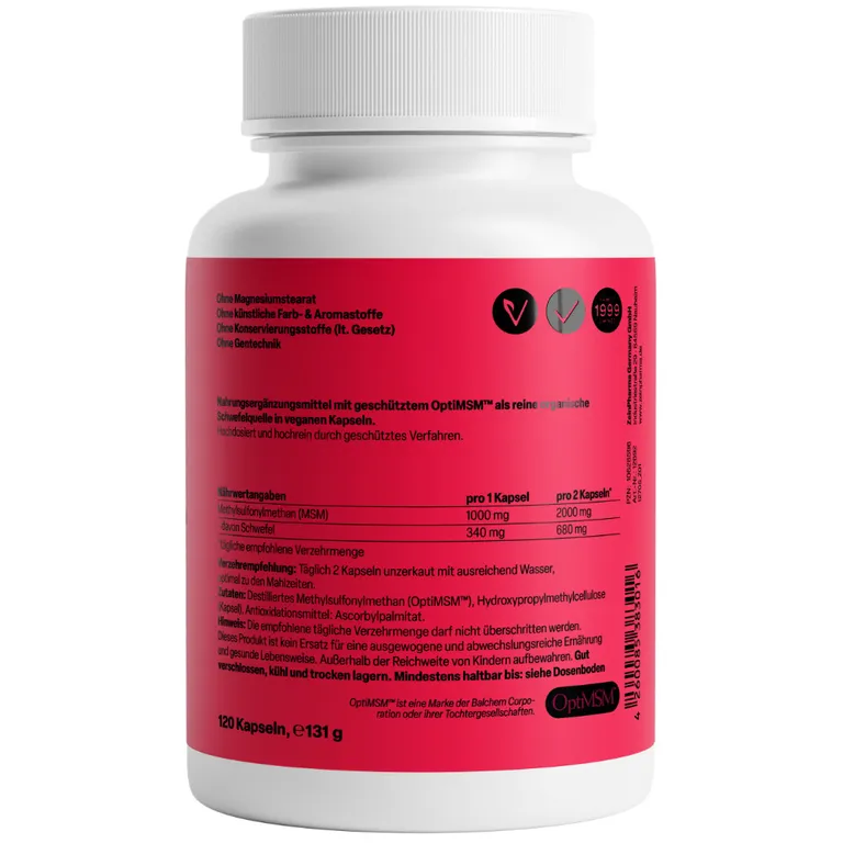 Shopapotheke ZeinPharma® Opti MSM Kapseln 1000 Mg