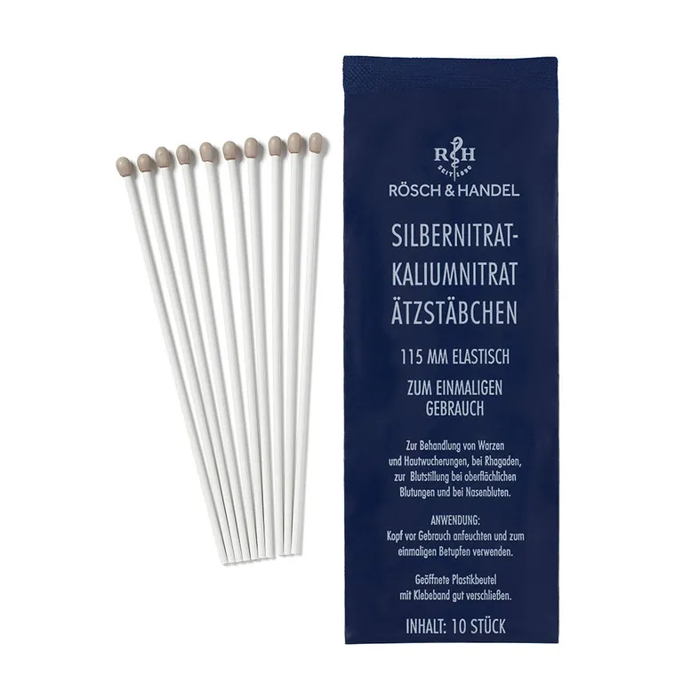 shopapotheke Silbernitrat-Kaliumnitrat Ätzstäbchen 10 x 115 mm elastisch