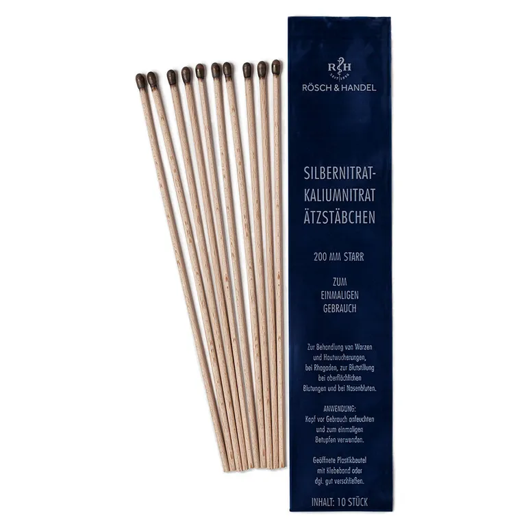 shopapotheke Silbernitrat-Kaliumnitrat-Ätzstäbchen 10 x 200 mm starr