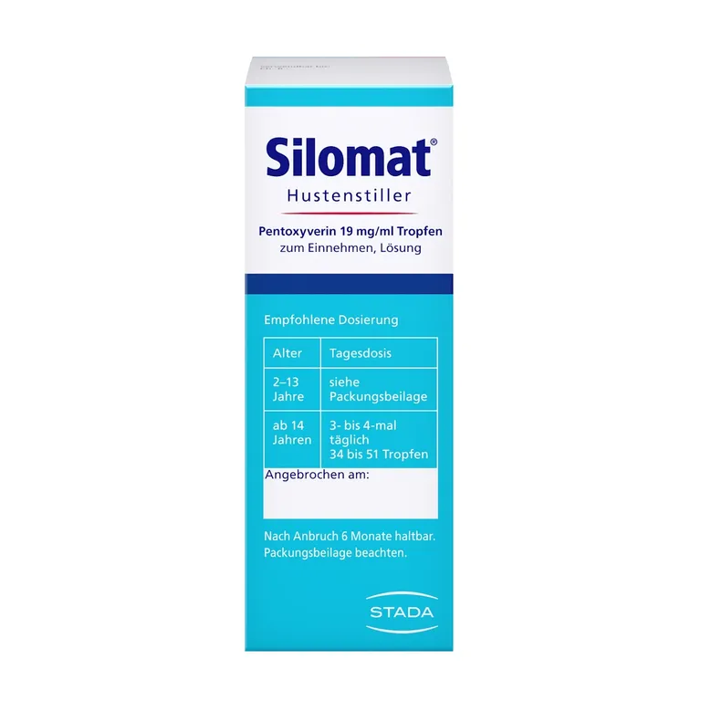Shopapotheke SILOMAT Gegen Reizhusten Pentoxyverin Tropfen 30ml Hustenstiller Für Erwachsene Und Kinder Ab 2 Jahren