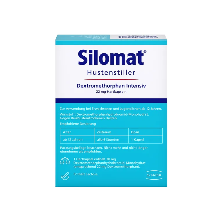 Shopapotheke SILOMAT Hustenstiller Dextromethorphan Intensiv Hartkapseln Gegen Reizhusten