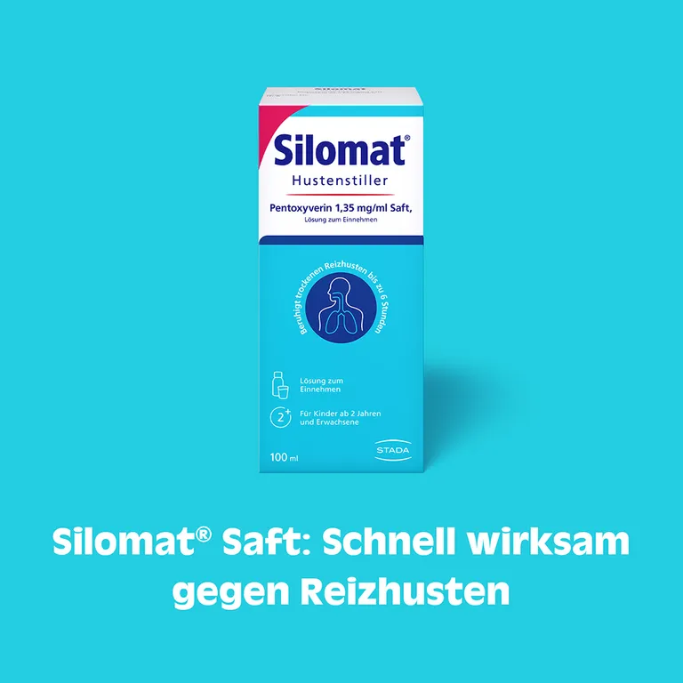 Shopapotheke SILOMAT Hustenstiller Pentoxyverin Saft 100ml Gegen Reizhusten