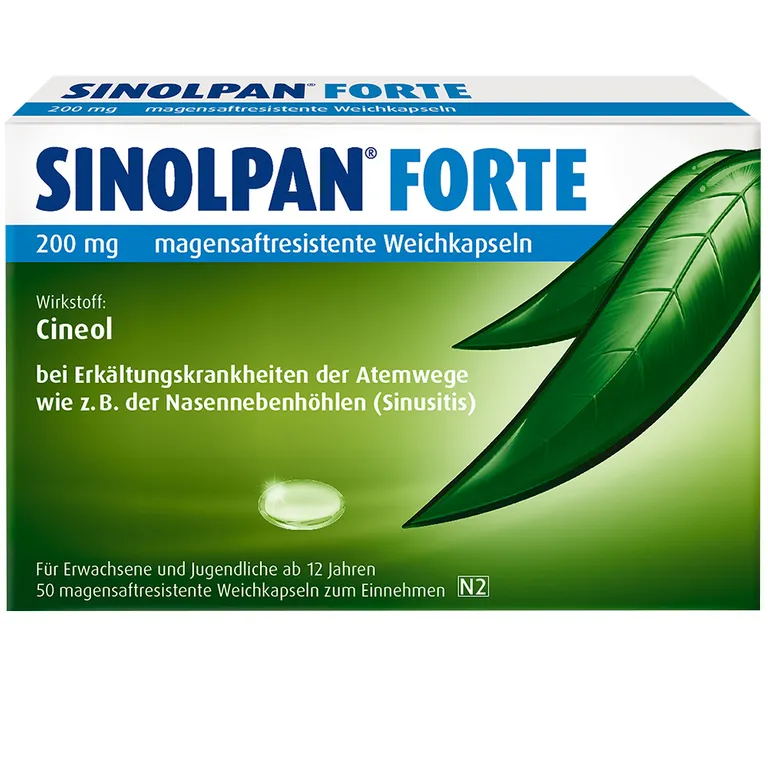 shopapotheke Sinolpan® forte 200 mg magensaftresistente Weichkapseln