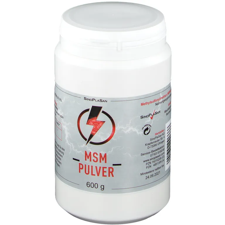 Shopapotheke SinoPlaSan MSM Pulver 99 9% Methylsulfonylmethan