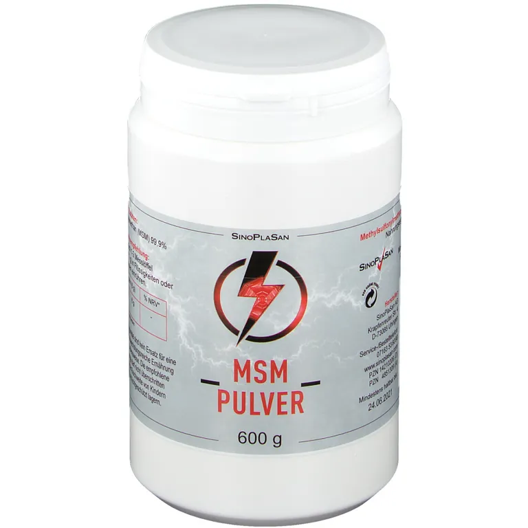 shopapotheke SinoPlaSan MSM Pulver 99 9% Methylsulfonylmethan