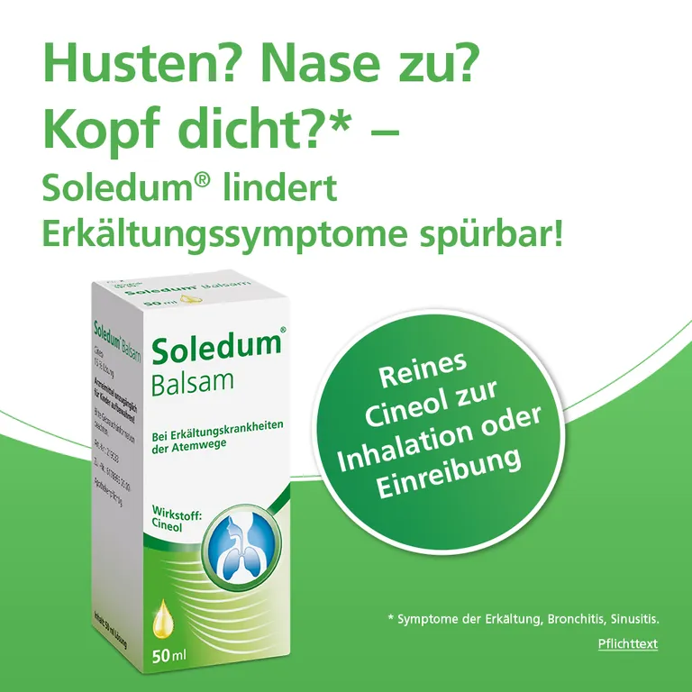 Shopapotheke Soledum® Balsam Bei Erkältungskrankheiten Der Atemwege