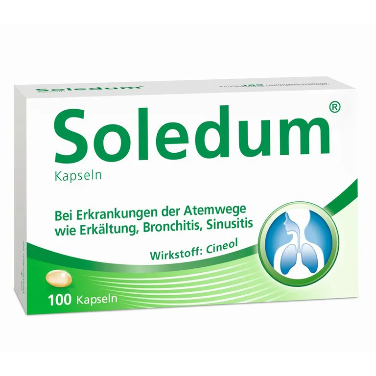 shopapotheke Soledum® Kapseln bei Erkältung Bronchitis & Sinusitis