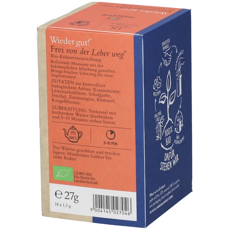 Shopapotheke SonnentoR® Frei Von Der Leber Weg® Tee Wieder Gut ®