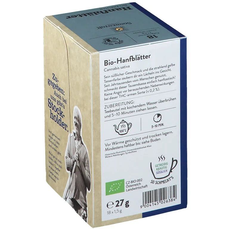 Shopapotheke SonnentoR® Hanfblätter Bio-Kräutertee