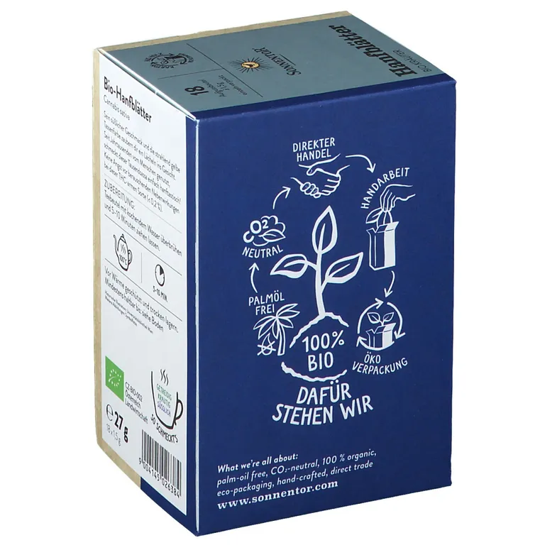 Shopapotheke SonnentoR® Hanfblätter Bio-Kräutertee