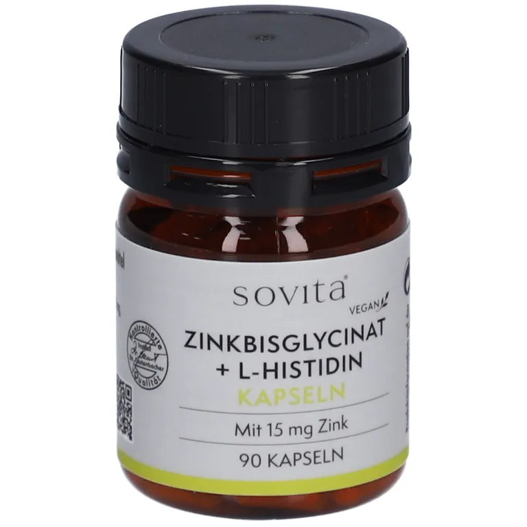 Shopapotheke Sovita Zinkbisglycinat + L-Histidin Kapseln