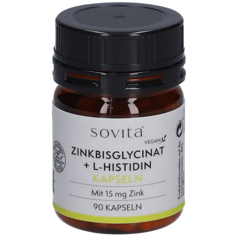 shopapotheke sovita Zinkbisglycinat + L-Histidin Kapseln