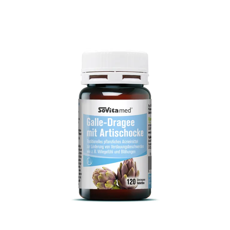 shopapotheke SOVITAmed Galle-Dragee mit Artischocke