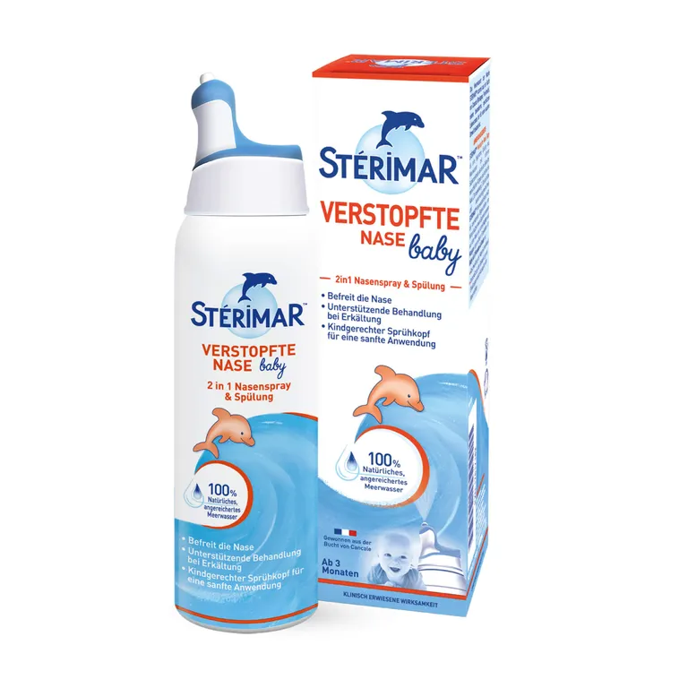 shopapotheke STERIMAR® Verstopfte Nase Baby 2in1 Nasenspray & Spülung
