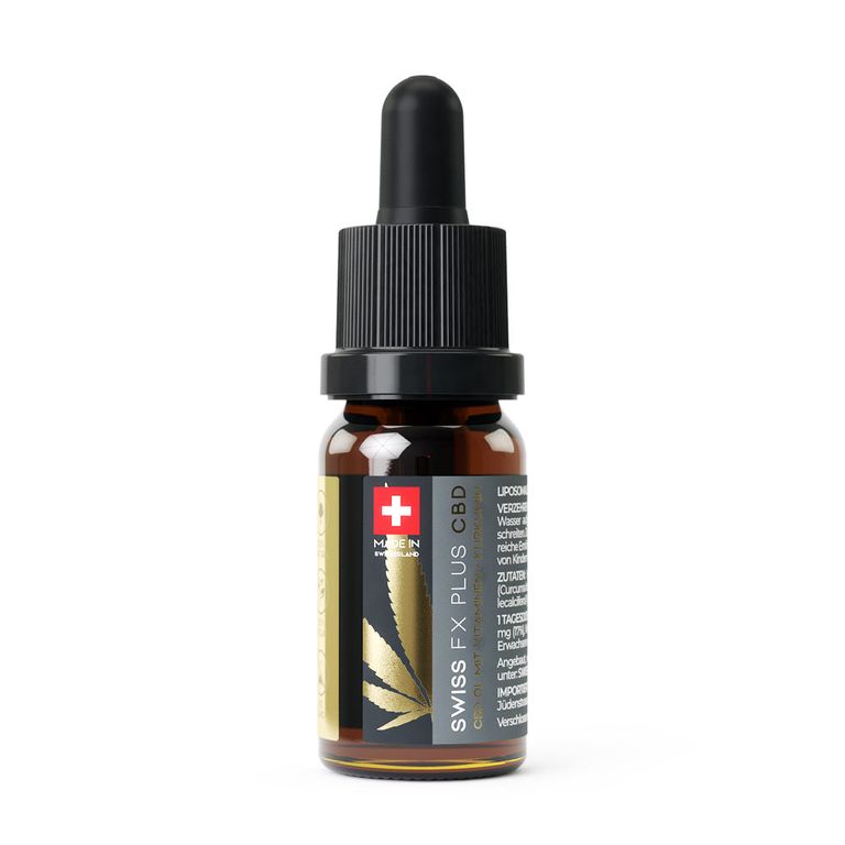 Shopapotheke SWISS FX CBD Öl Mit Vitamin D Vitamin E & Kurkuma