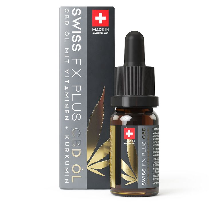shopapotheke SWISS FX CBD Öl mit Vitamin D Vitamin E & Kurkuma