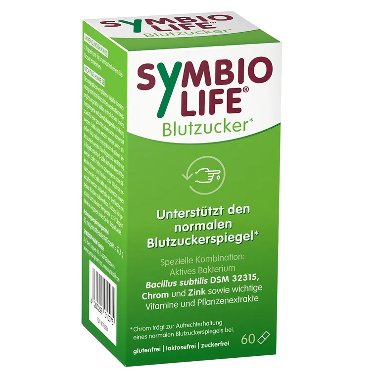 Shopapotheke SYMBIOLIFE Blutzucker Bakterienstämme & Chrom