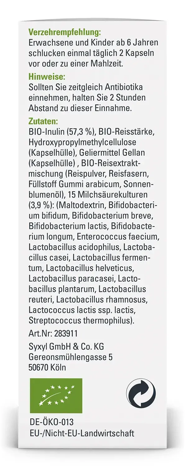 Shopapotheke SYXYL PROBIO-CULT® PUR 15 Denn Eine Stabile Darmflora Braucht Vielfalt