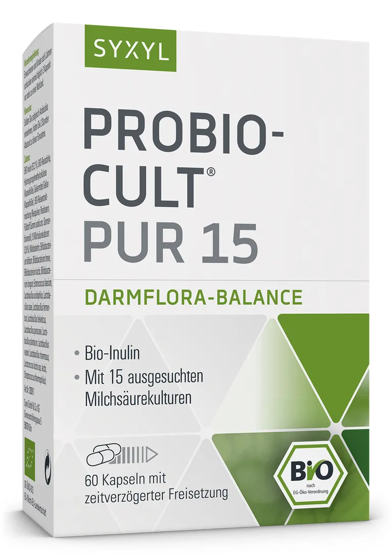 shopapotheke SYXYL PROBIO-CULT® PUR 15 denn eine stabile Darmflora braucht Vielfalt