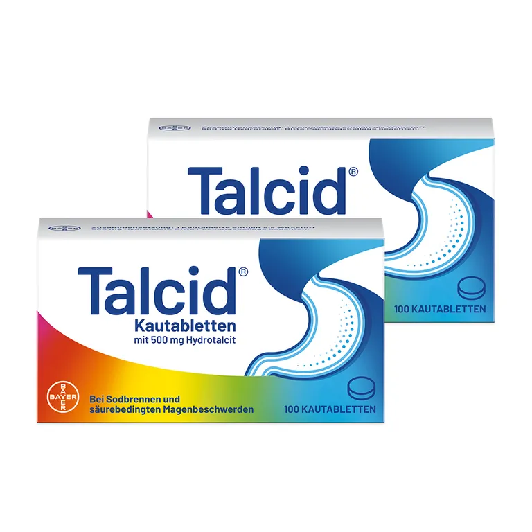 shopapotheke Talcid® Kautabletten schnell gegen Sodbrennen