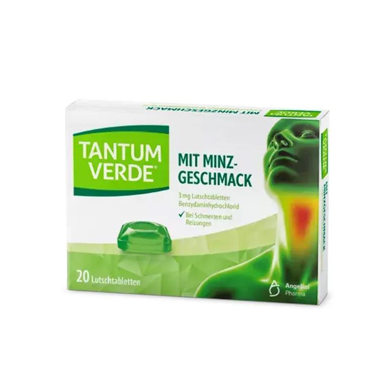 shopapotheke TANTUM VERDE® 3 mg mit Minzgeschmack Lutschtabletten