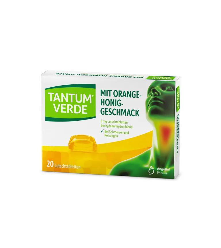 shopapotheke Tantum Verde® 3 mg-Pastillen Honig-Orange