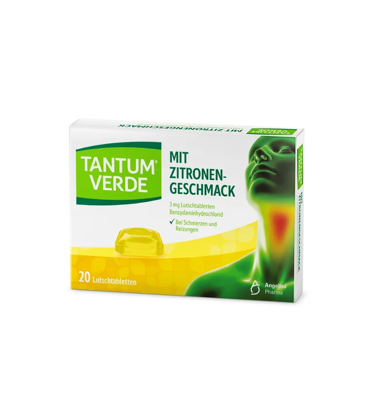 shopapotheke TANTUM VERDE® mit Zitronengeschmack 3 mg Lutschtabletten