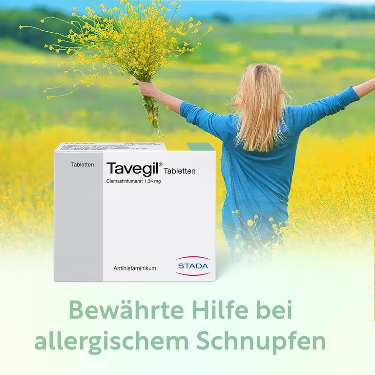 Shopapotheke Tavegil® Tabletten Zur Symptomlinderung Bei Heuschnupfen Juckreiz Und Nesselsucht