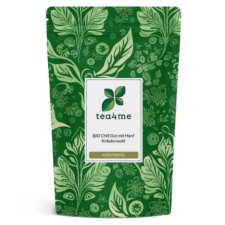 shopapotheke tea4me BIO Chill Out mit Hanf Kräuterwohl Kräutertee mit Orange-Geschmack