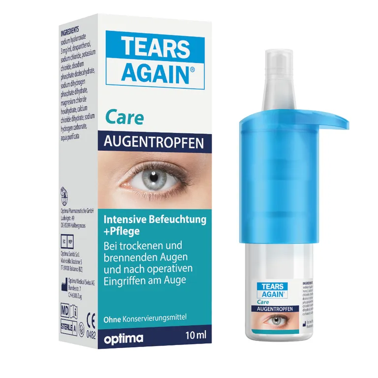 shopapotheke Tears Again Care Augentropfen - Intensive Befeuchtung und Pflege