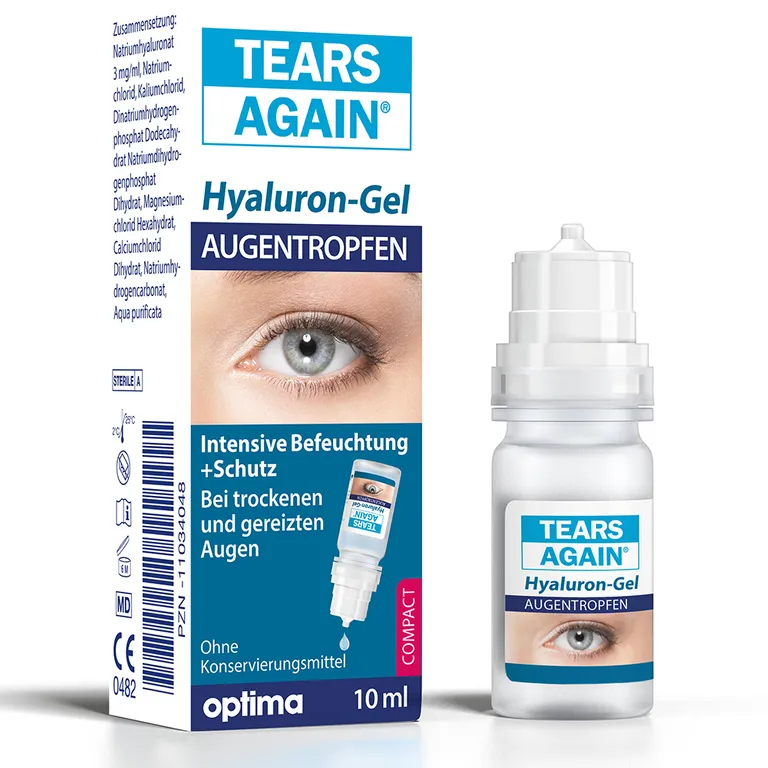 shopapotheke TEARS AGAIN Gel Augentropfen Hyaluron 0 3%