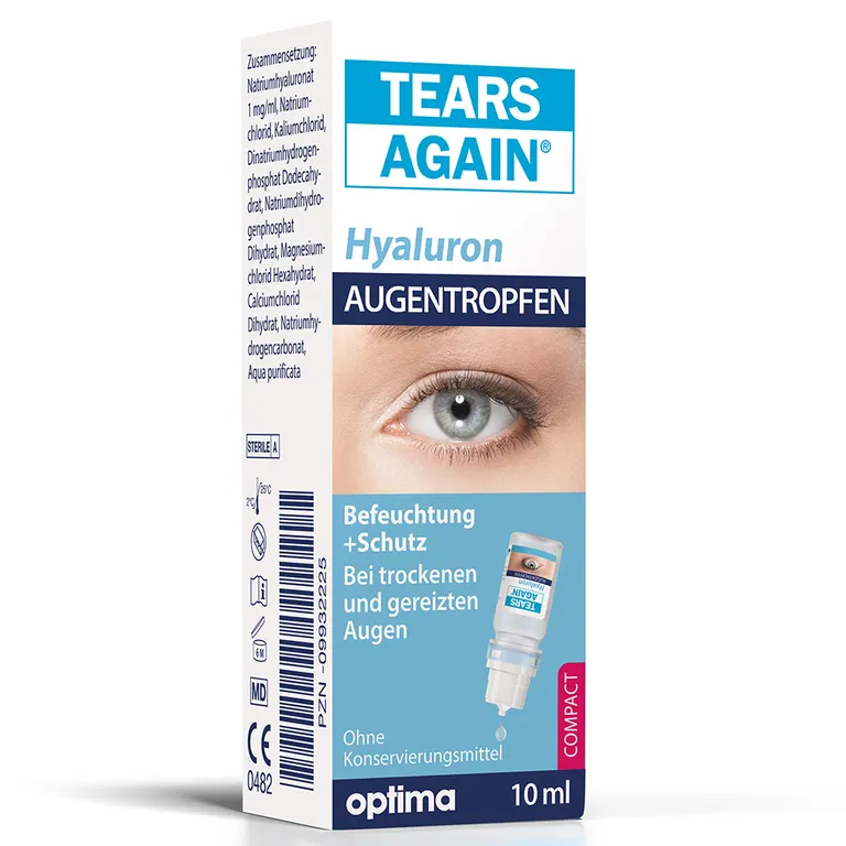 Shopapotheke TEARS AGAIN® Hyaluron 0 1% Augentropfen