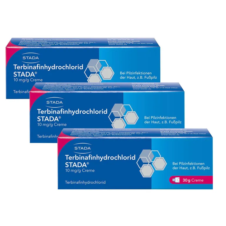 shopapotheke Terbinafinhydrochlorid STADA® 10 mg/g Creme gegen bestimmte Pilzinfektionen der Haut