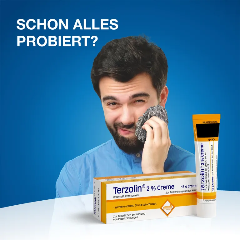 Shopapotheke Terzolin® 2% Creme: Pilzabtötendes Arzneimittel Bei Seborrhoischer Dermatitis Oder Ekzem Und Kleienpilzflechte