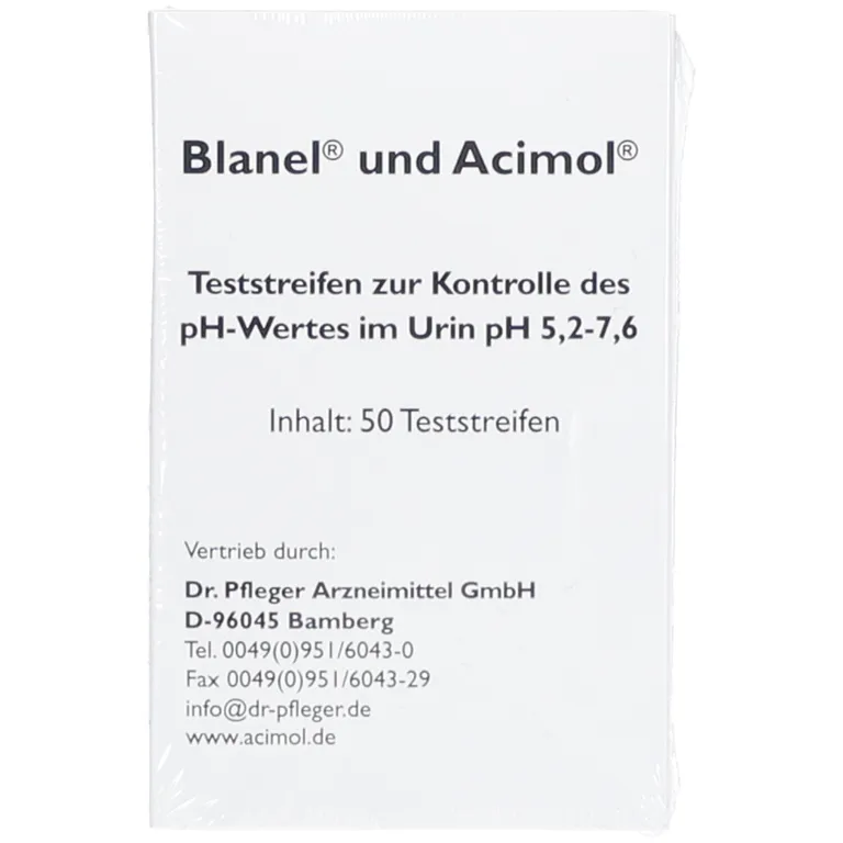 shopapotheke Teststreifenheft zur Urin ph-Wert Bestimmung